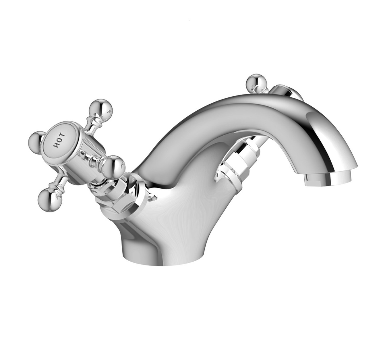 MyBathrooms Regent Basin Mixer & Pop Up Waste – Chrome