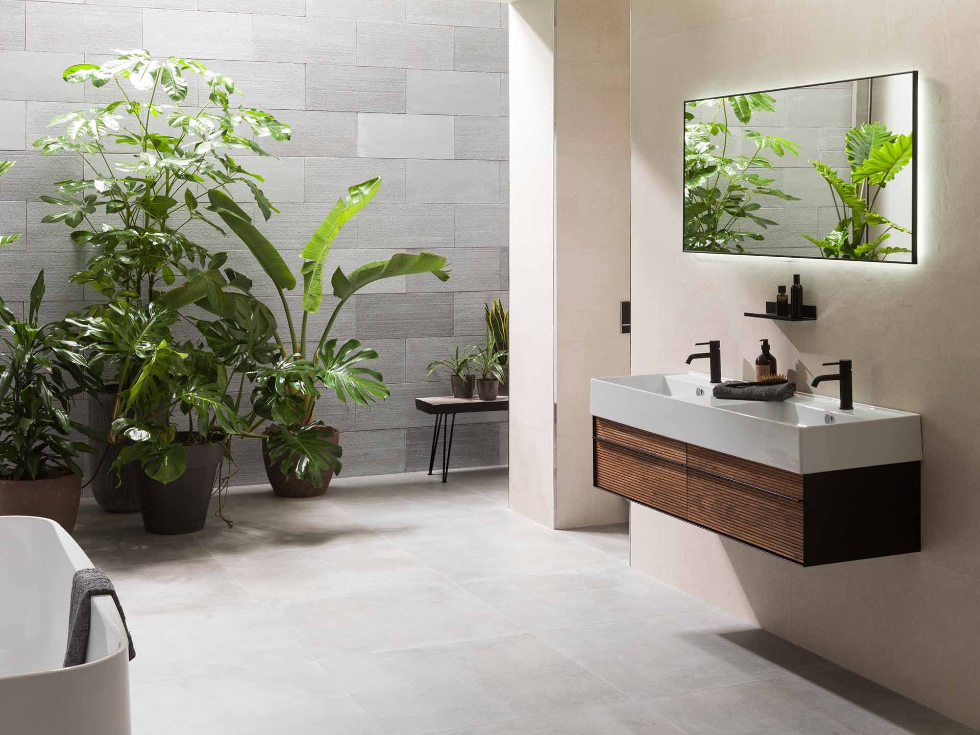 Porcelanosa Noken Round Single Lever Basin Mixer – Black