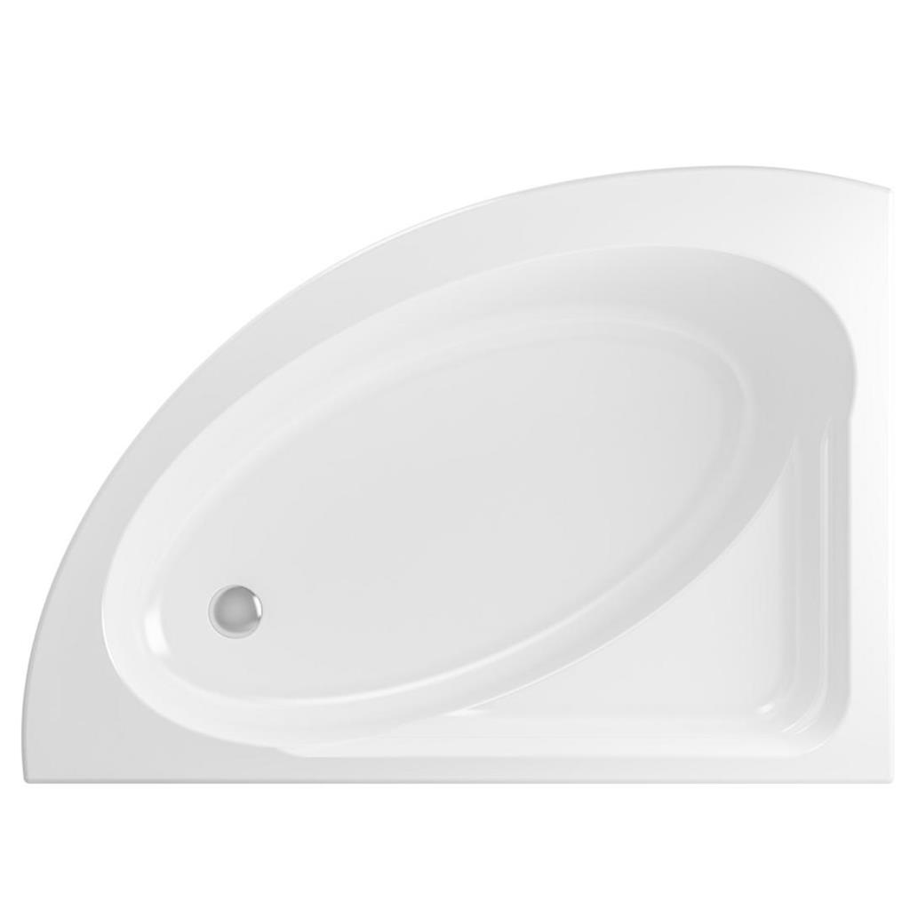 Eastbrook Ultra Strong Beauforte Lundy Offset Corner Bath 1500x1040mm