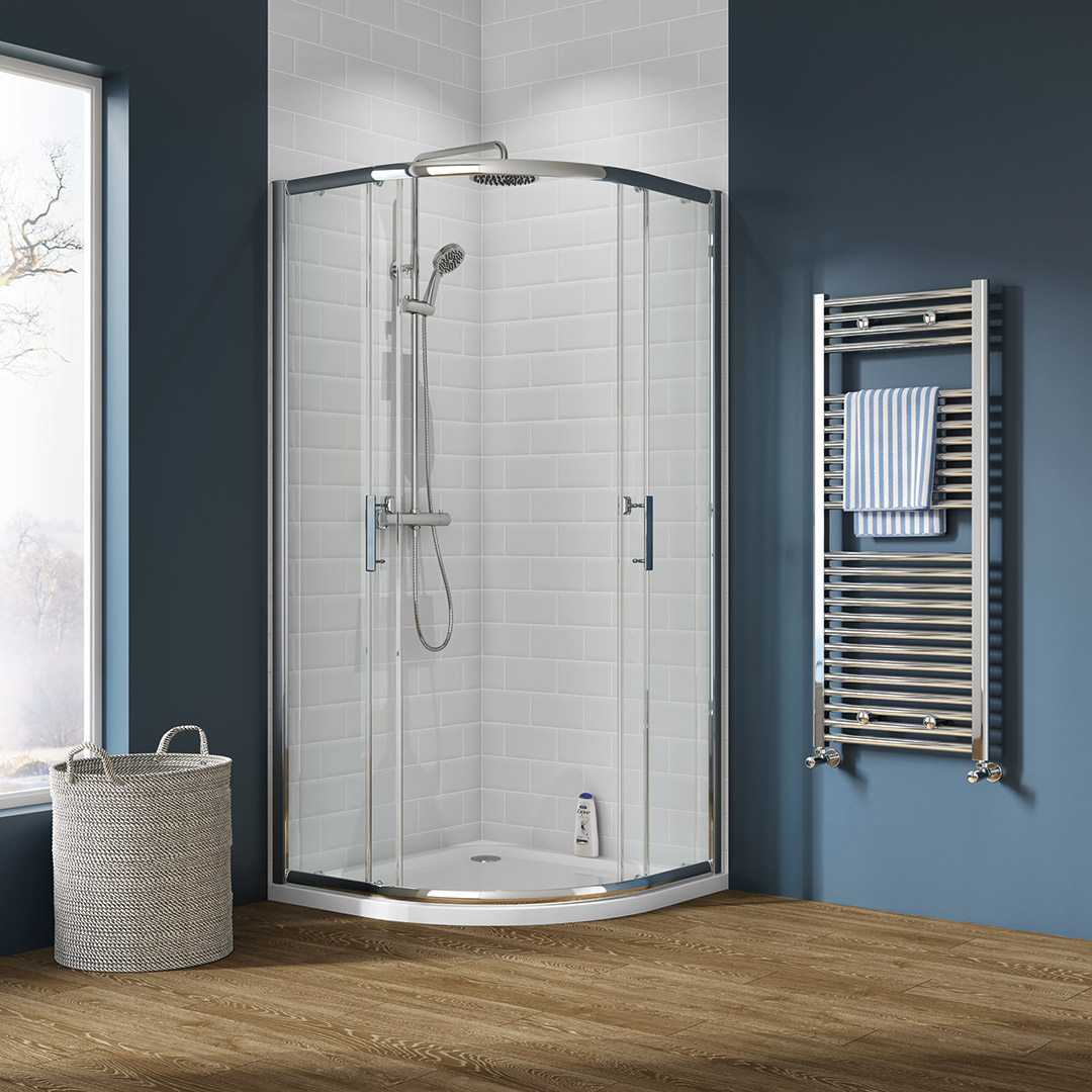 MyStyle Sena 6mm 2 Door Quadrant Shower Enclosure – Chrome