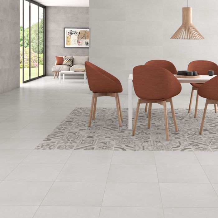 Uptown Blanco Concrete Effect Tile 200x600mm
