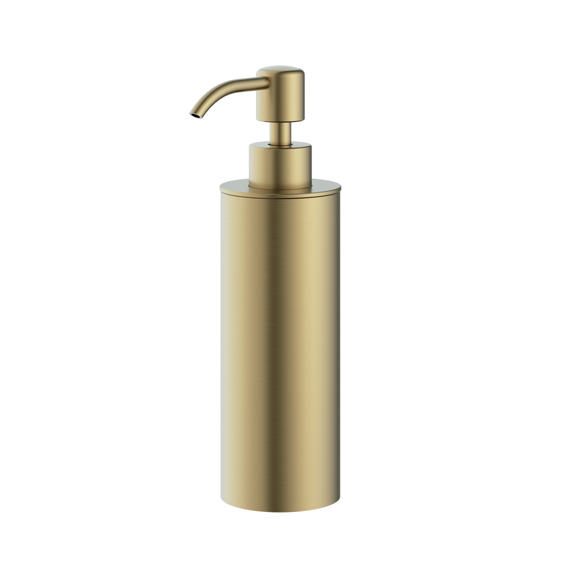 Aqualla Design Collection Freestanding Soap Dispenser – Brushed Brass