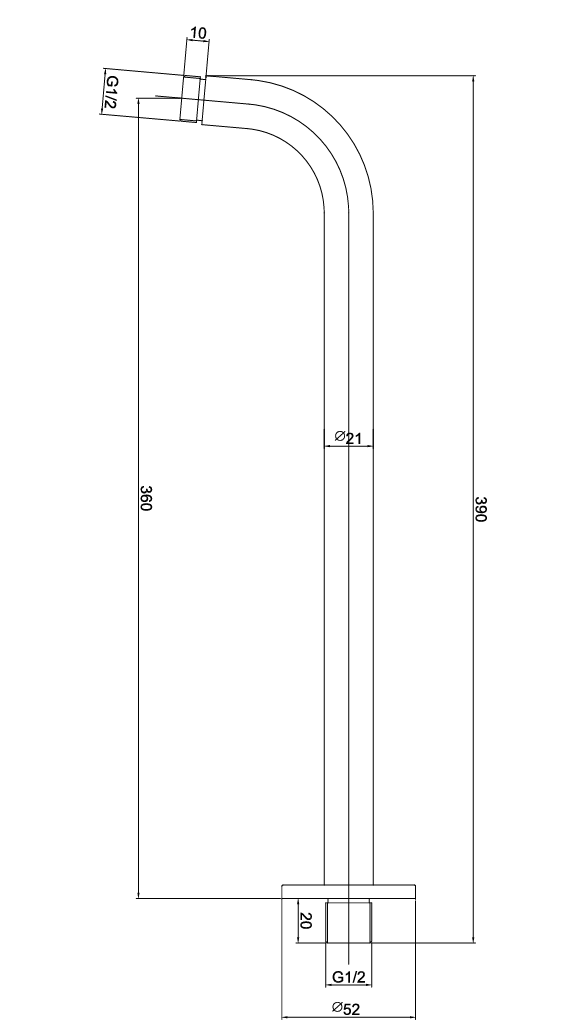 Eastbrook Meriden Concealed Valve, 300mm Shower Head & Wall Arm Bundle – Brushed Bronze