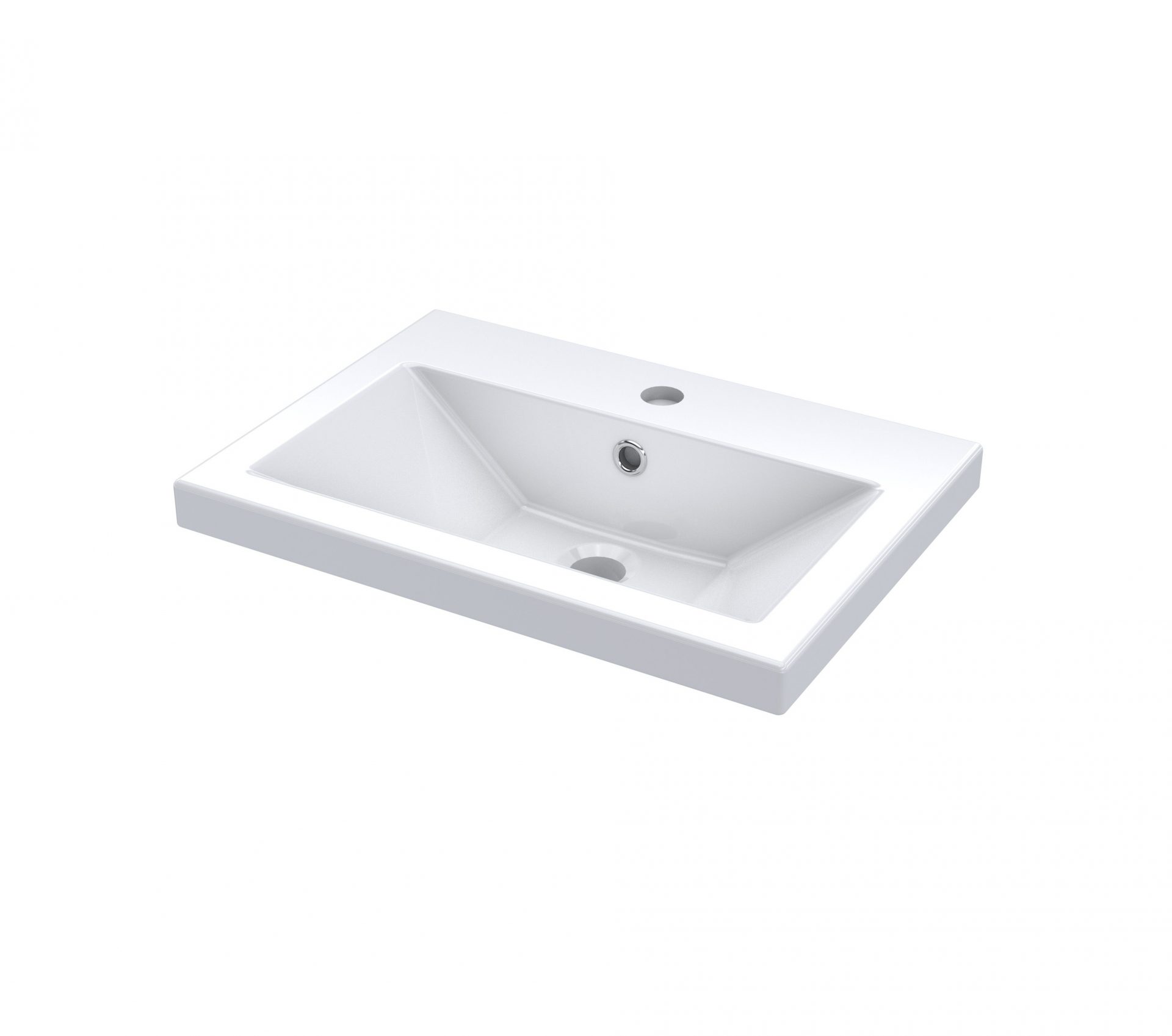 Hudson Reed 1 Tap Hole 520mm Ceramic Basin