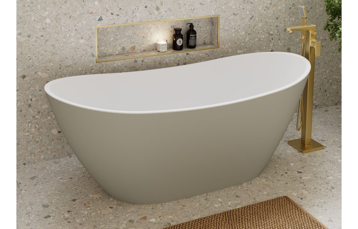 MyBarhrooms Modena Freestanding 1700x780x690mm Bath – Matt Latte