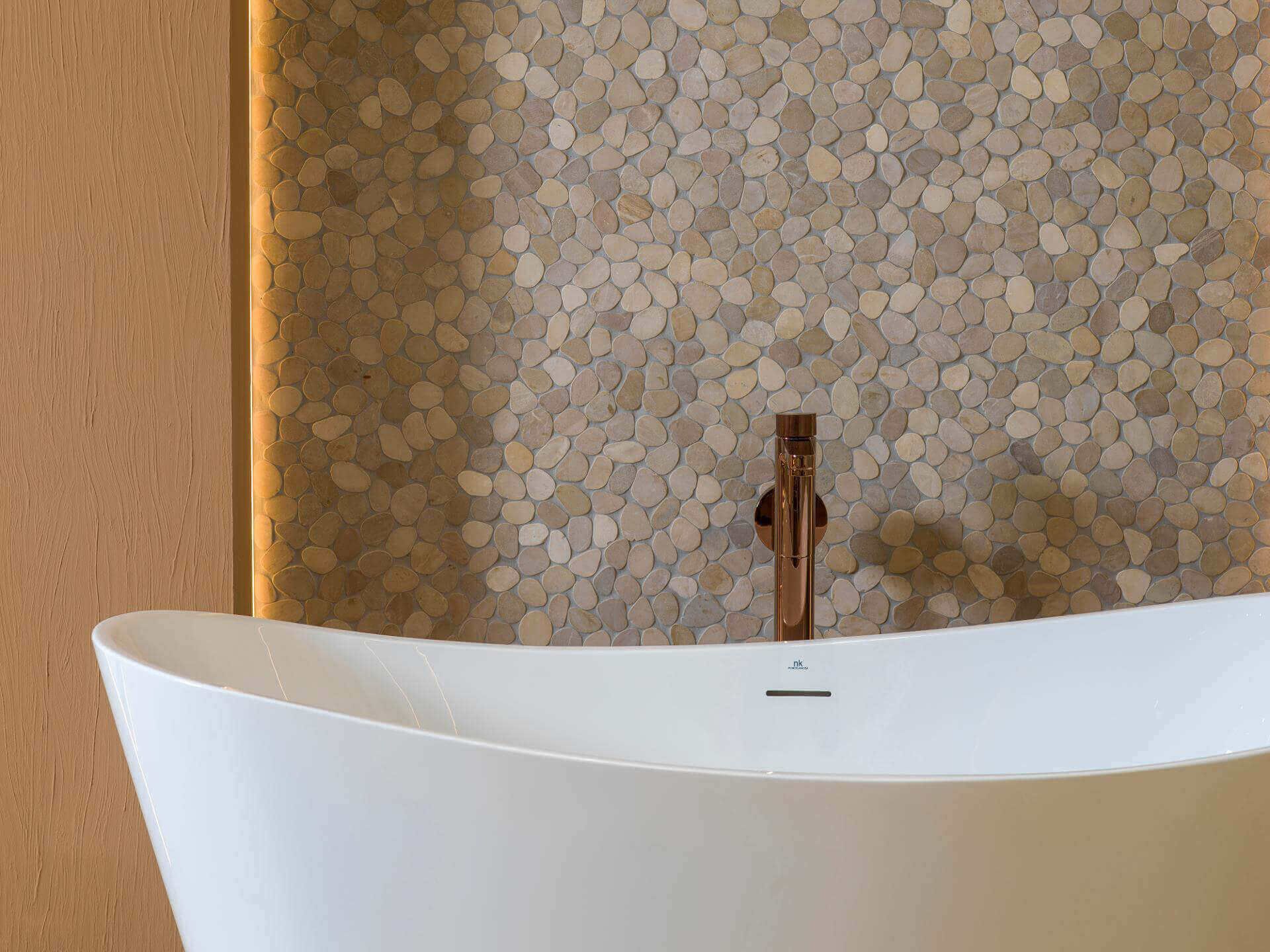 Porcelanosa Noken Lounge Fluid Bathtub 170x80cm – White Gloss