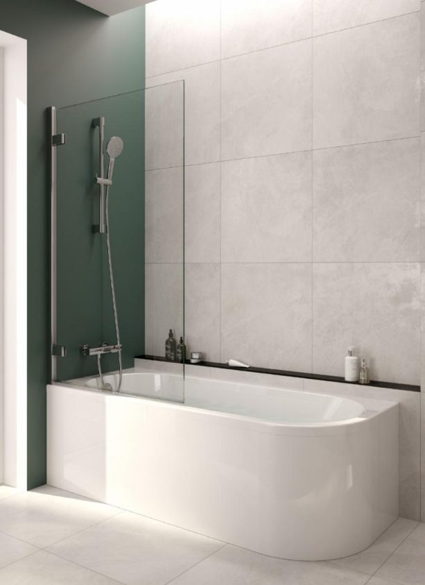 Sonas Arc 1500x700mm Single Ended Bath with Bath Panel