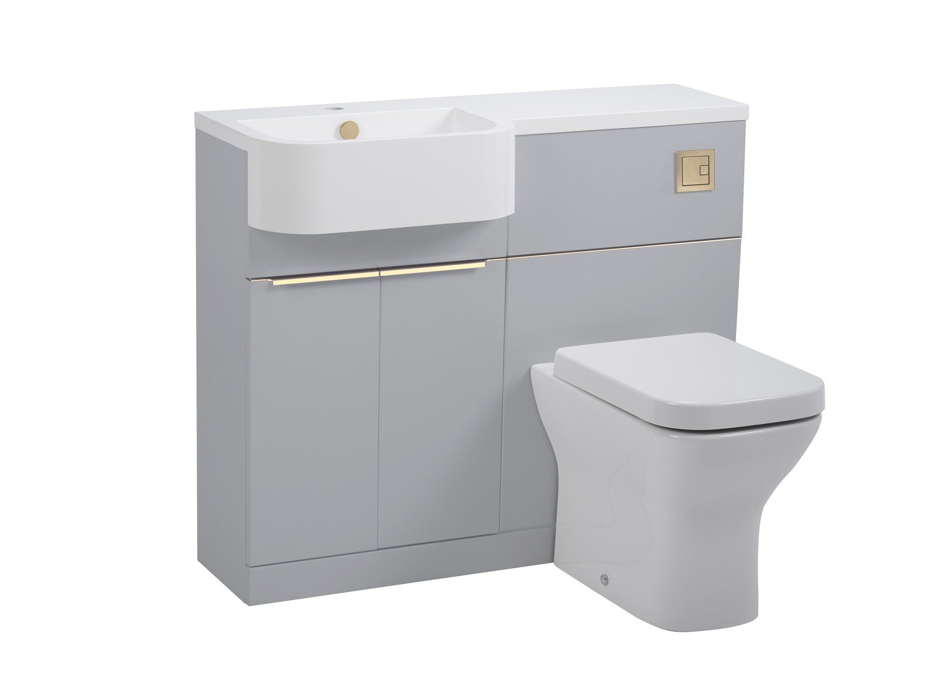 Tavistock Match 1000mm Unit & Basin – Gloss Light Grey