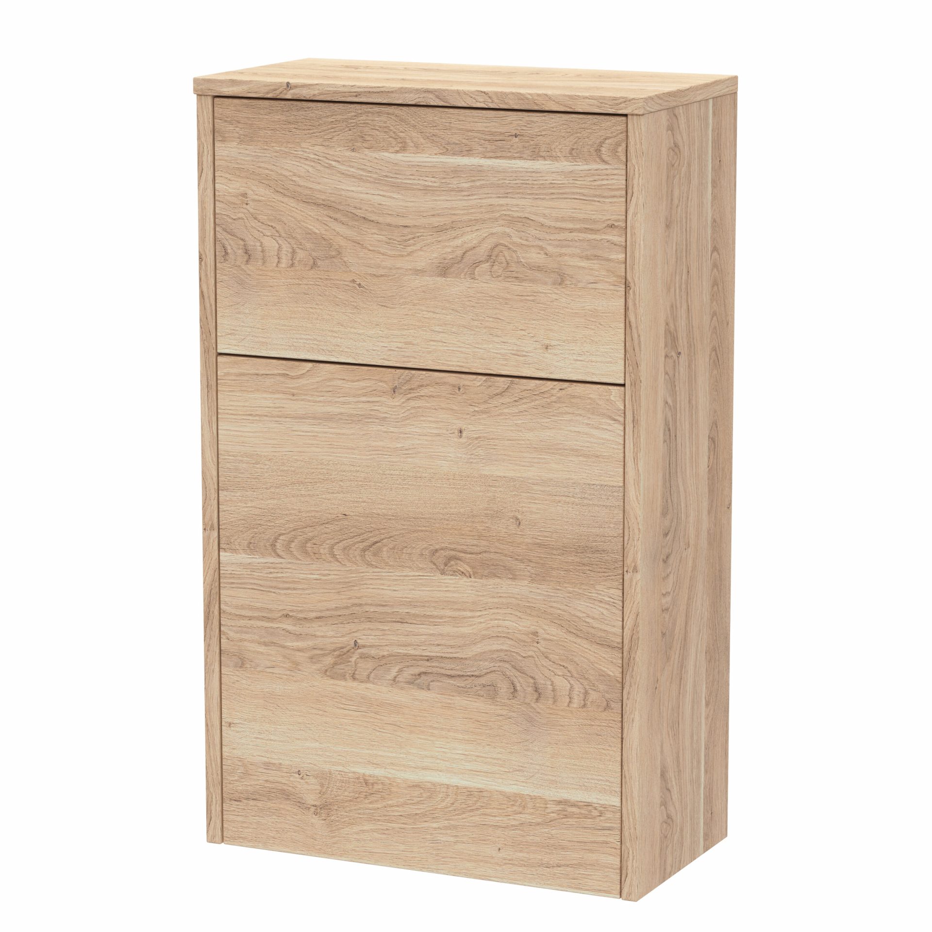 Nuie Lux Loftwood 500mm Floor Standing WC Unit – Bleached Oak