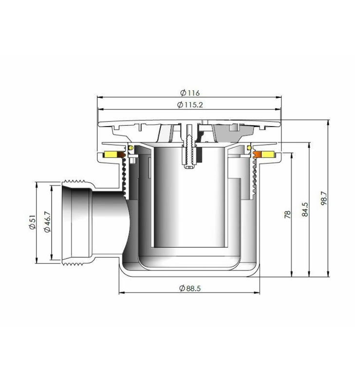 1200 x 800mm Brushed Brass Right Hand Offset Quadrant Shower Enclosure With White Tray and Waste