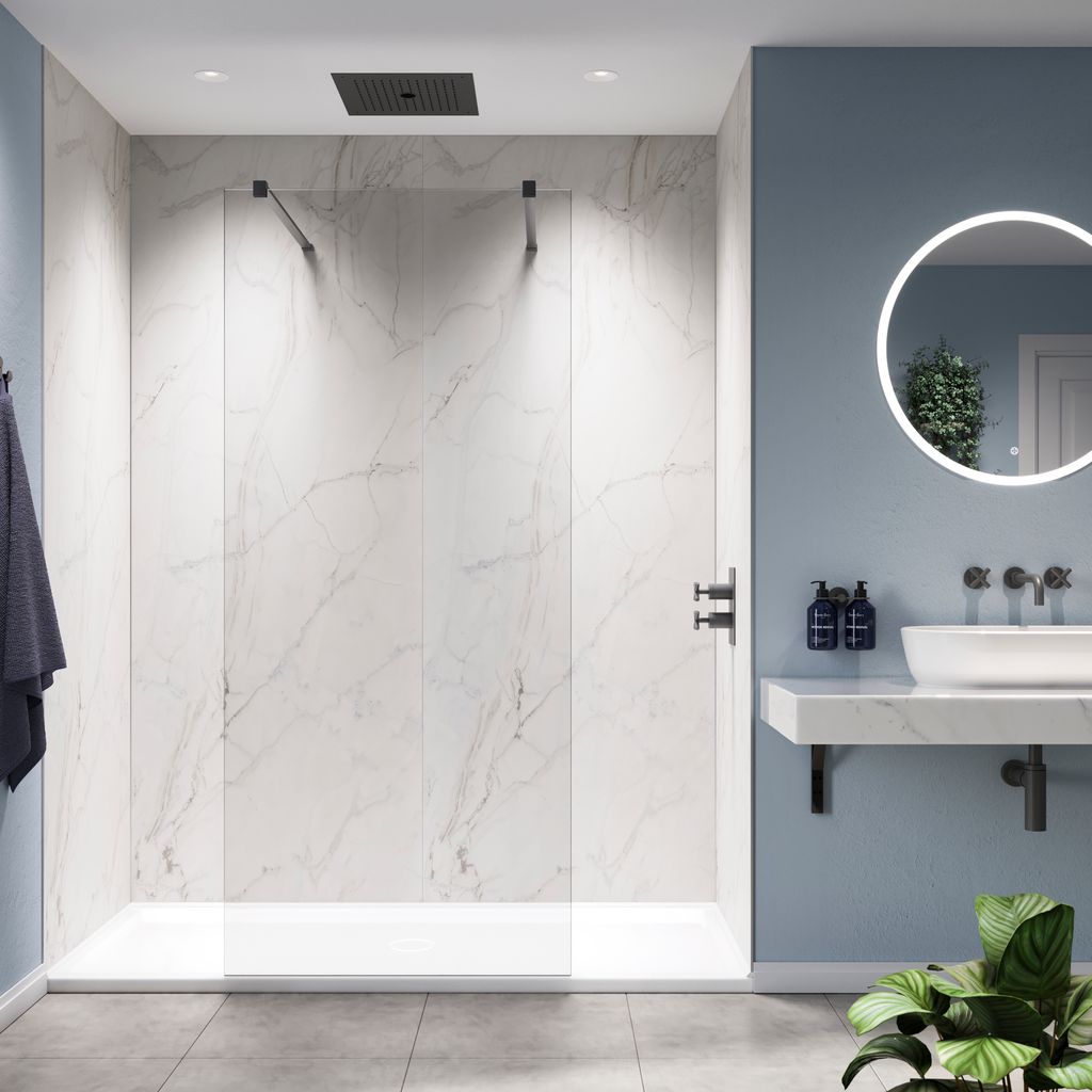 Showerwall Majestic Collection Wall Panel – Ocean Marble