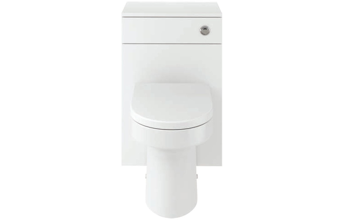 Satina 500mm WC Unit – White Gloss