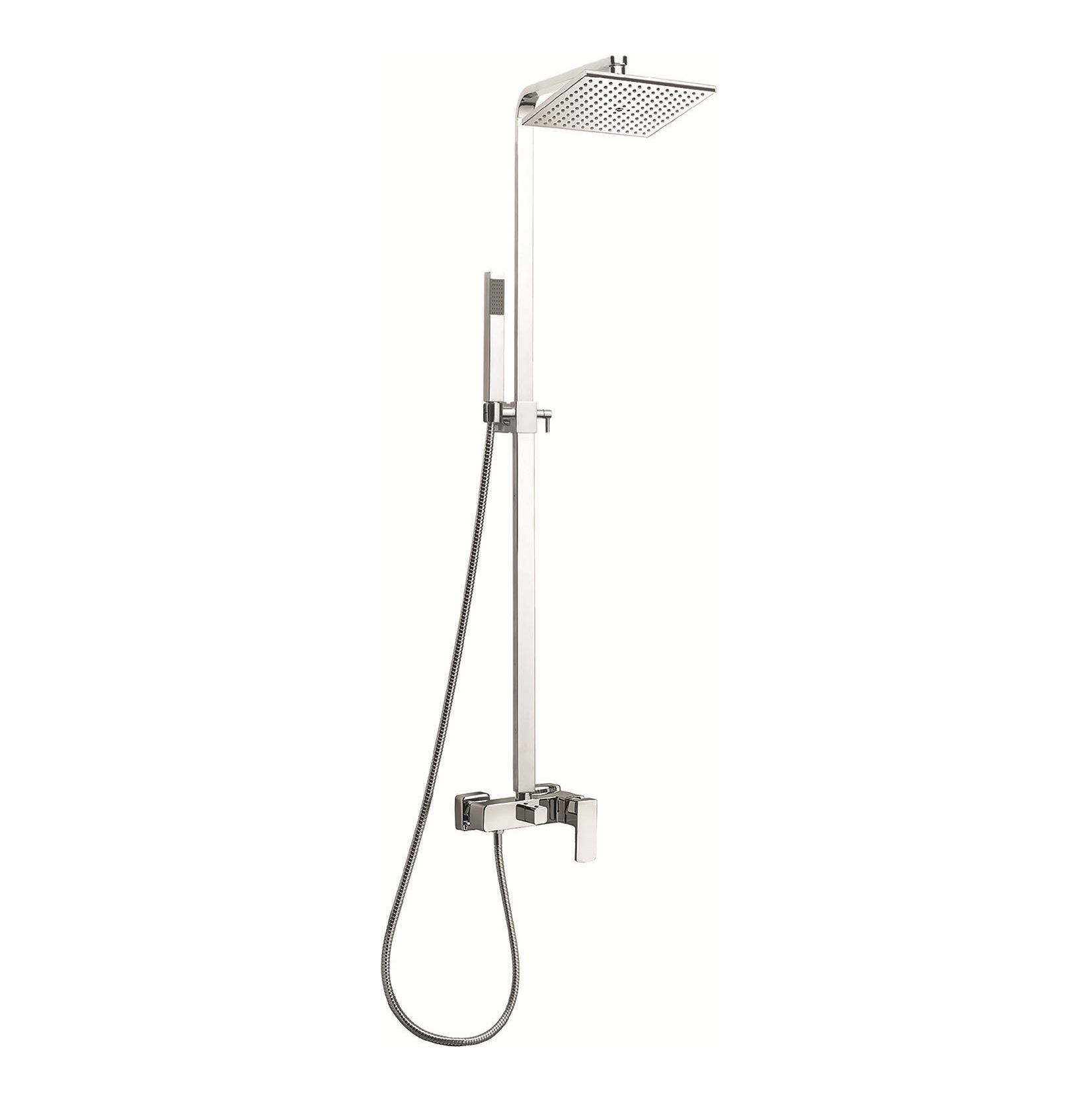 Aqua Cube Thermostatic Shower Column – Chrome
