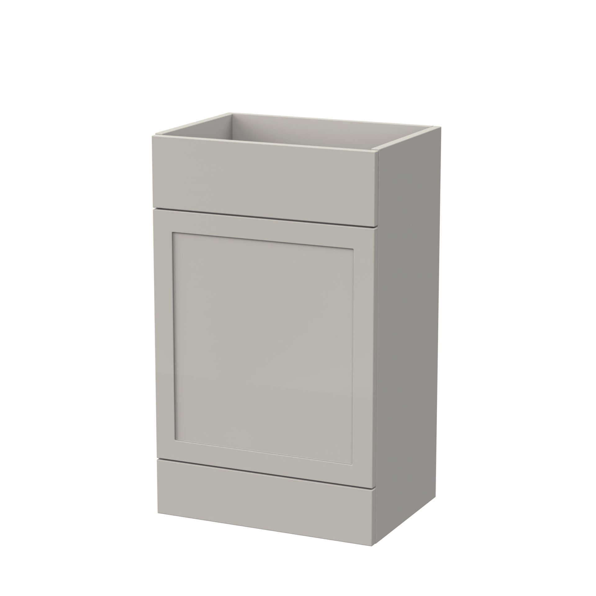 Nuie Lux Fable 500mm Standard Floorstanding WC Unit – Pebble Grey