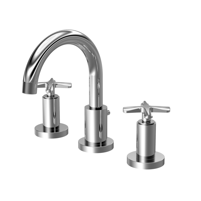Nuie Aztec 3 Tap Hole Basin Mixer – Chrome