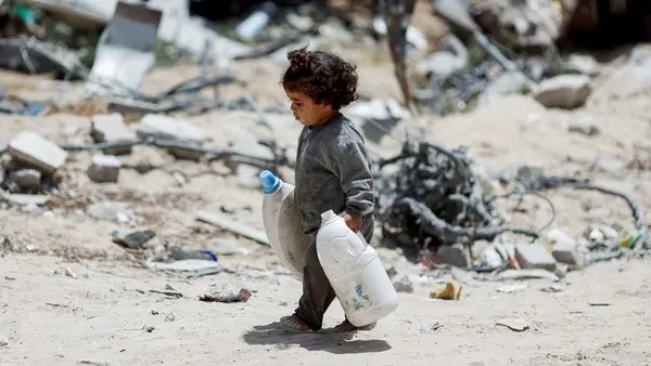 Gaza water tank