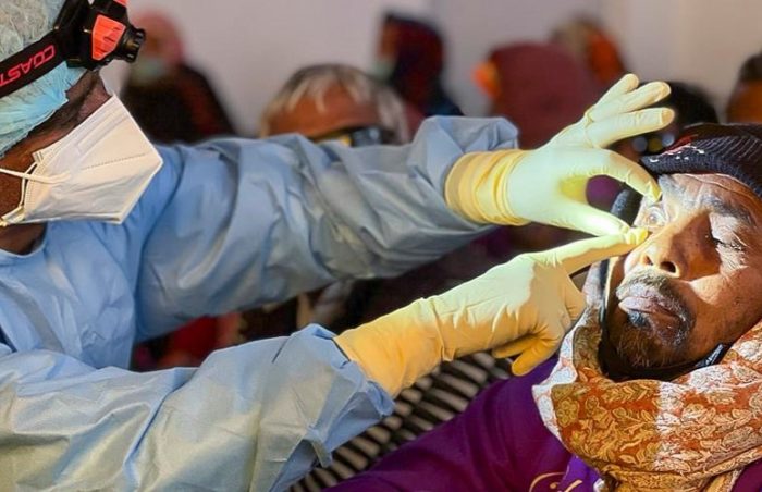 Annual eye camp for thousands after the pandemic in India.