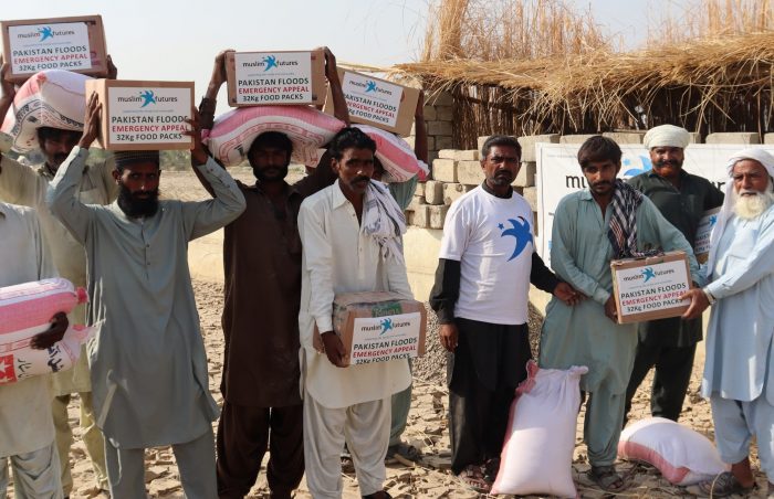 Food Pack distribution by Muslim Futures in Rajanpur Pakistan