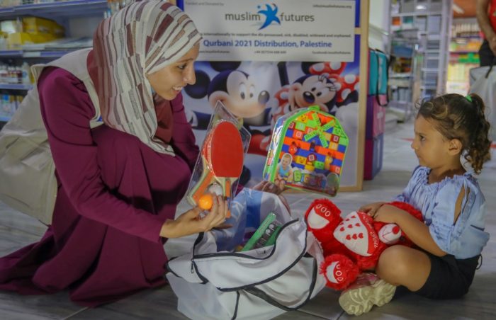 Eid Gifts in Palestine for children from the Children's Cancer hospital, Gaza.