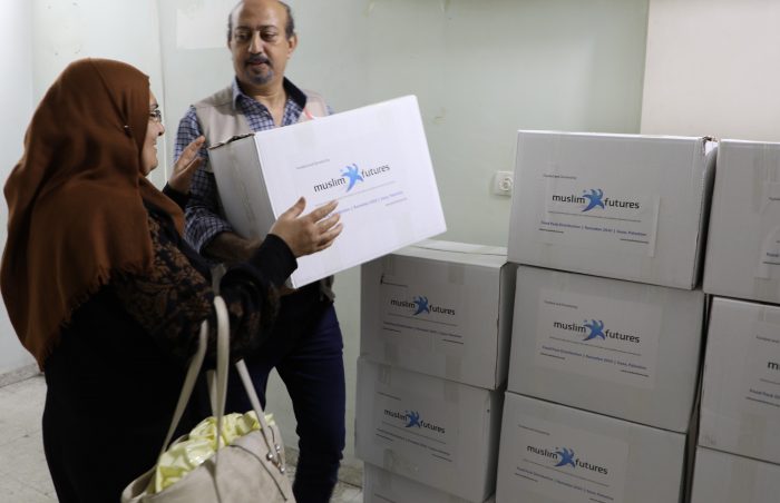 Gaza City Food Pack distribution during Ramadan