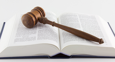 Gavel On a Legal Text