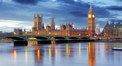 London - Big ben and houses of parliament, UK