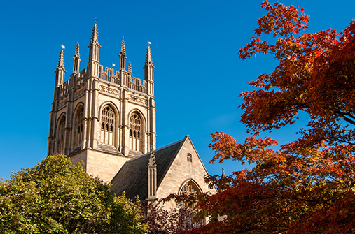 Chapel tower of Merton College, Oxford