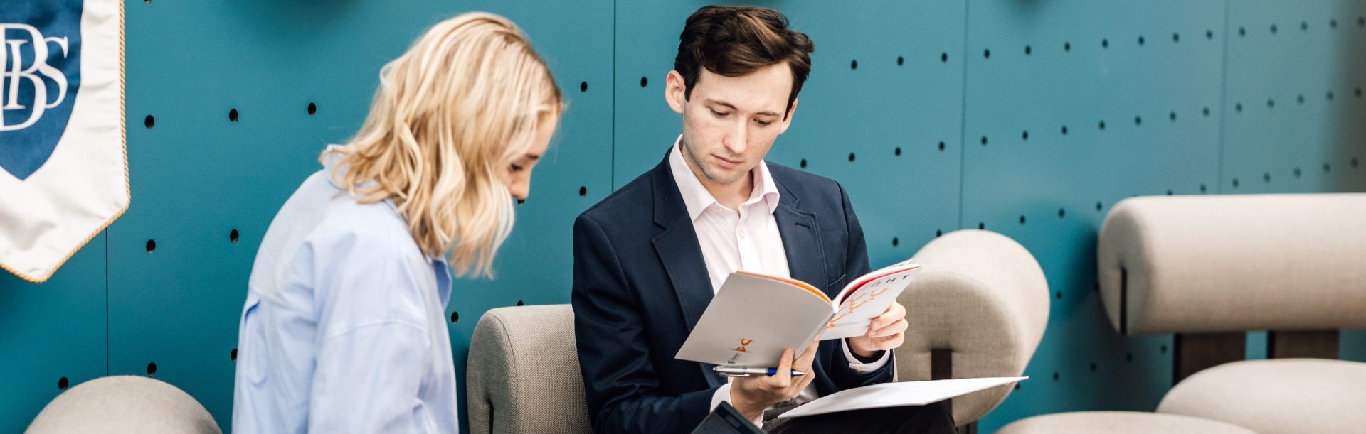 Two Oxbridge Applications consultants working