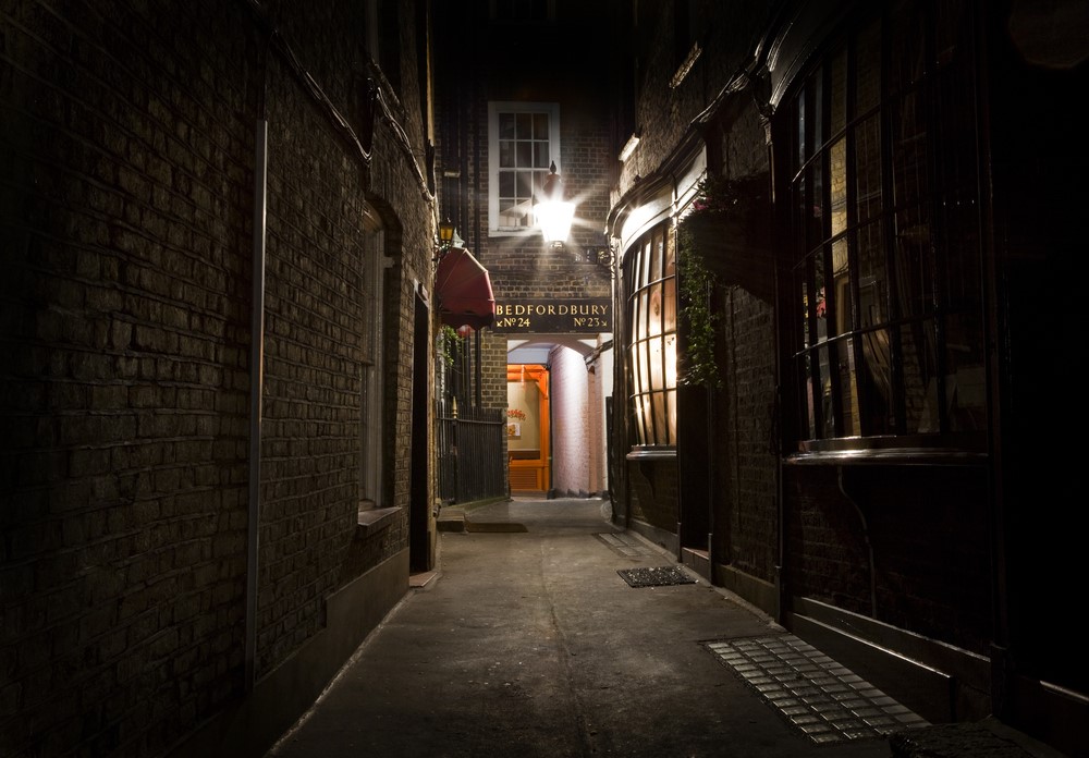 Victorian London Street Night