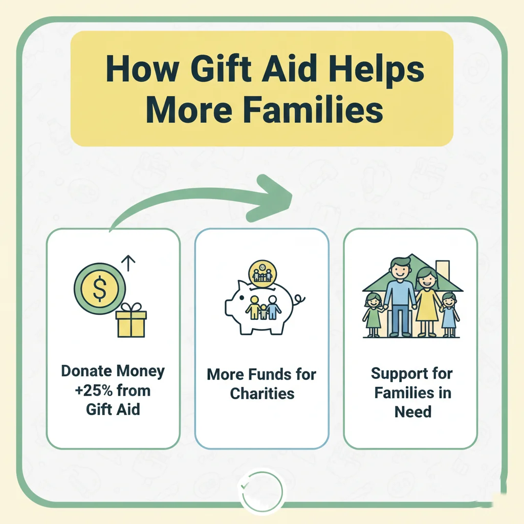 How Gift Aid Helps Al Qulub Trust Support More Families