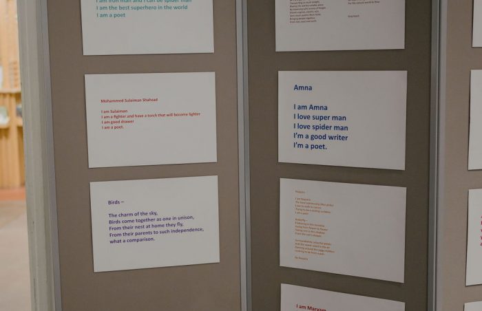 Poems written by participants