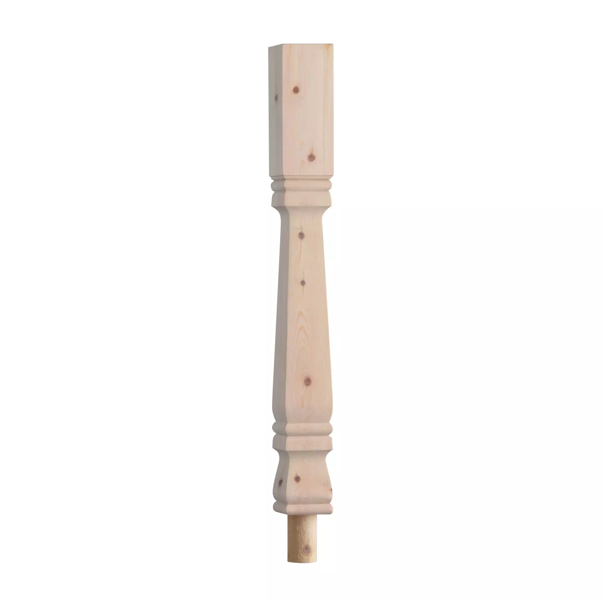 90mm Provincial Square Stair Newel Post