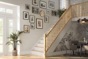 Regency Plain Square Stair & Landing Balustrade Kit