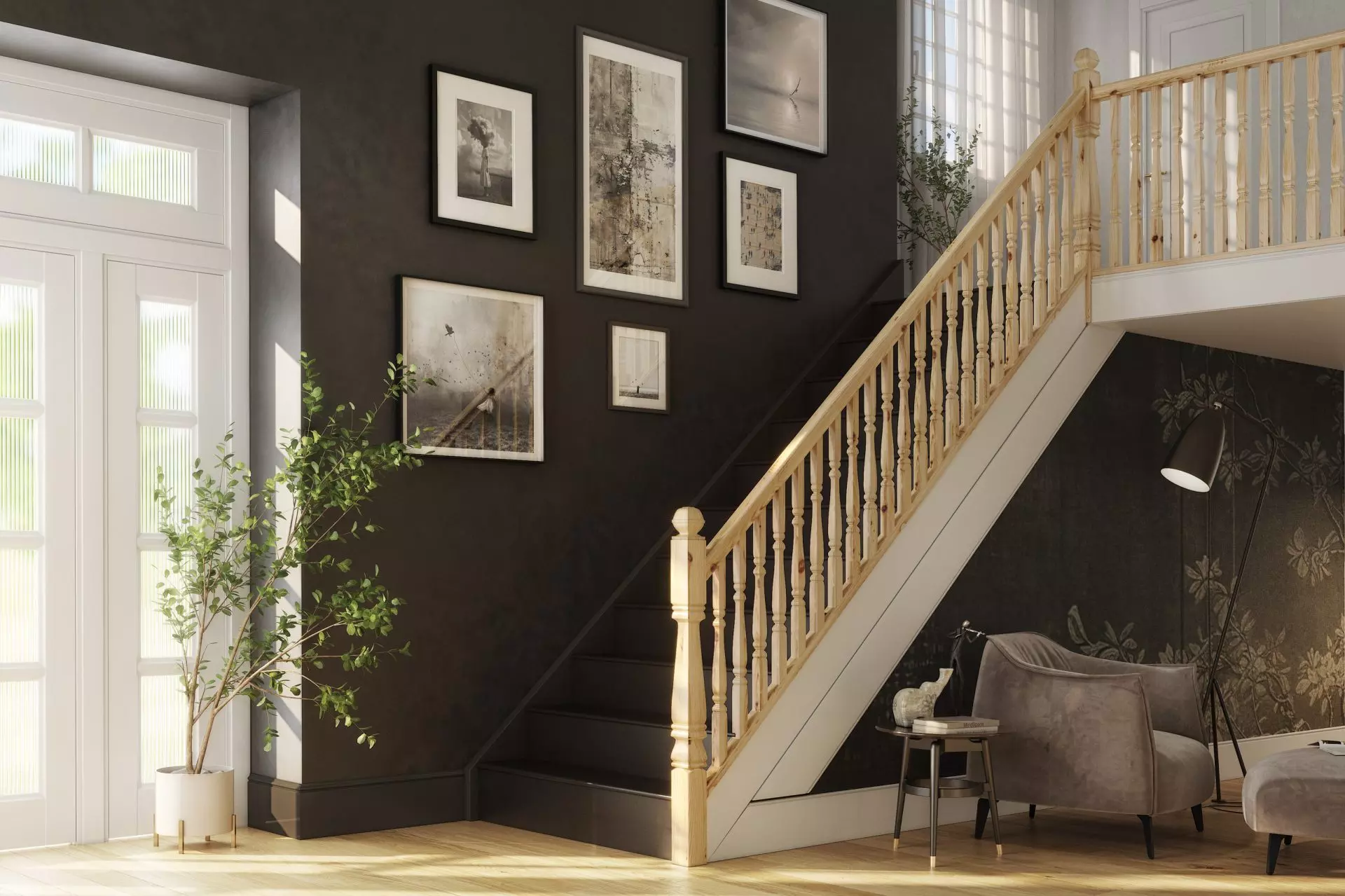 Provincial Stair & Landing Balustrade Kit