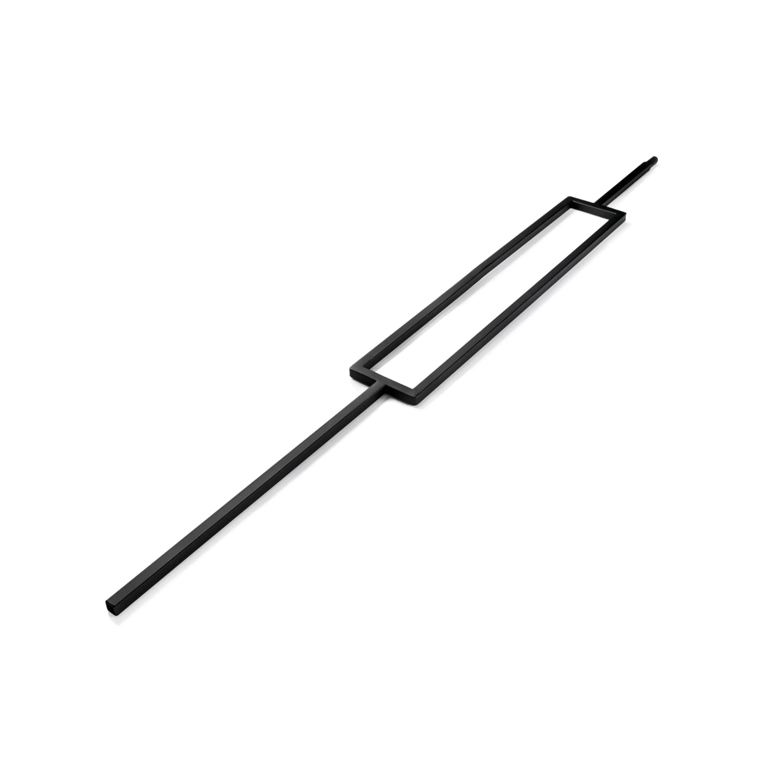 Cambridge Black Metal Rectangular Baluster