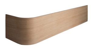 Oak Faced Universal Bullnose Riser