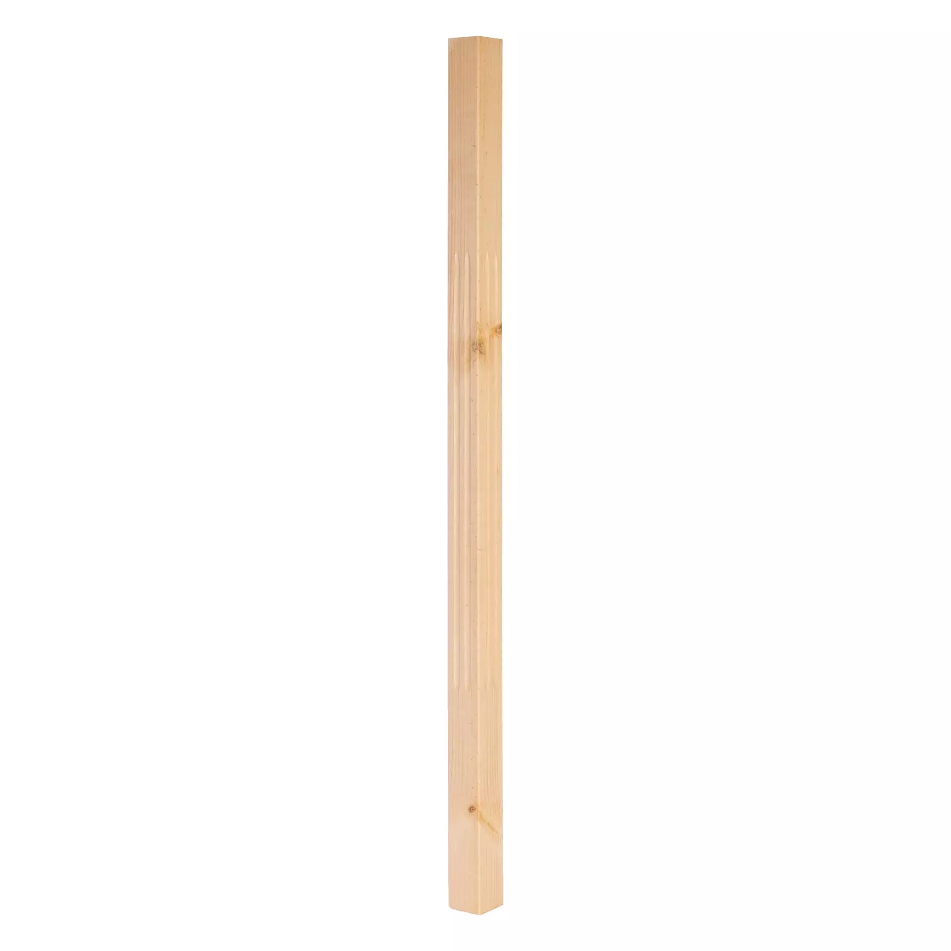 41mm Square Double Fluted Stair Spindle