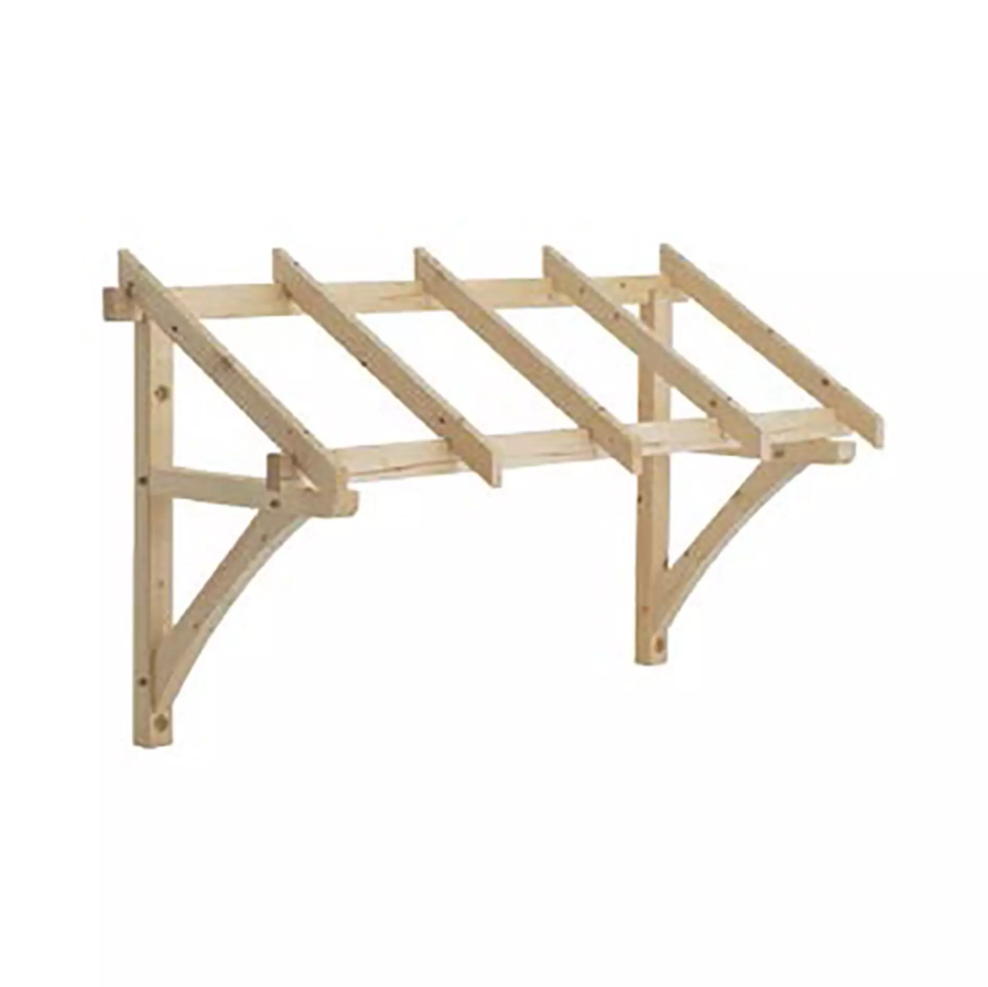 Pine Flat Roof Porch Canopy