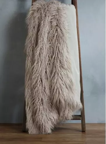 Faux-Mongolian-Fur-Throw