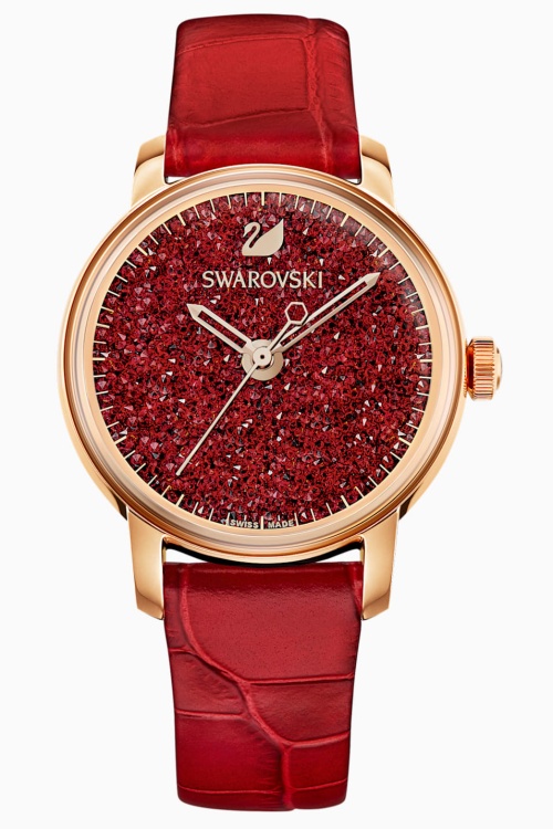 Swarovski-Red-Crystalline-Hours-Watch-£279