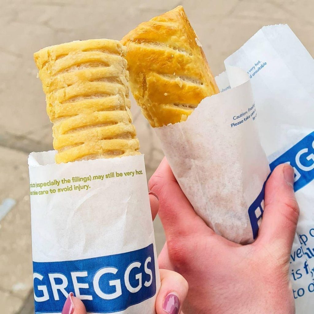 Greggs vegan sausage rolls