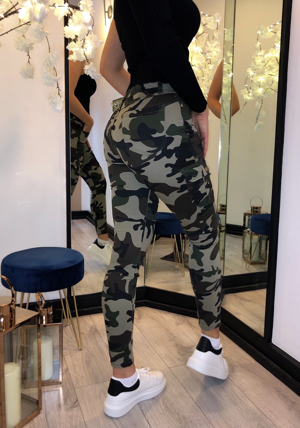 Skinny camo joggers sale