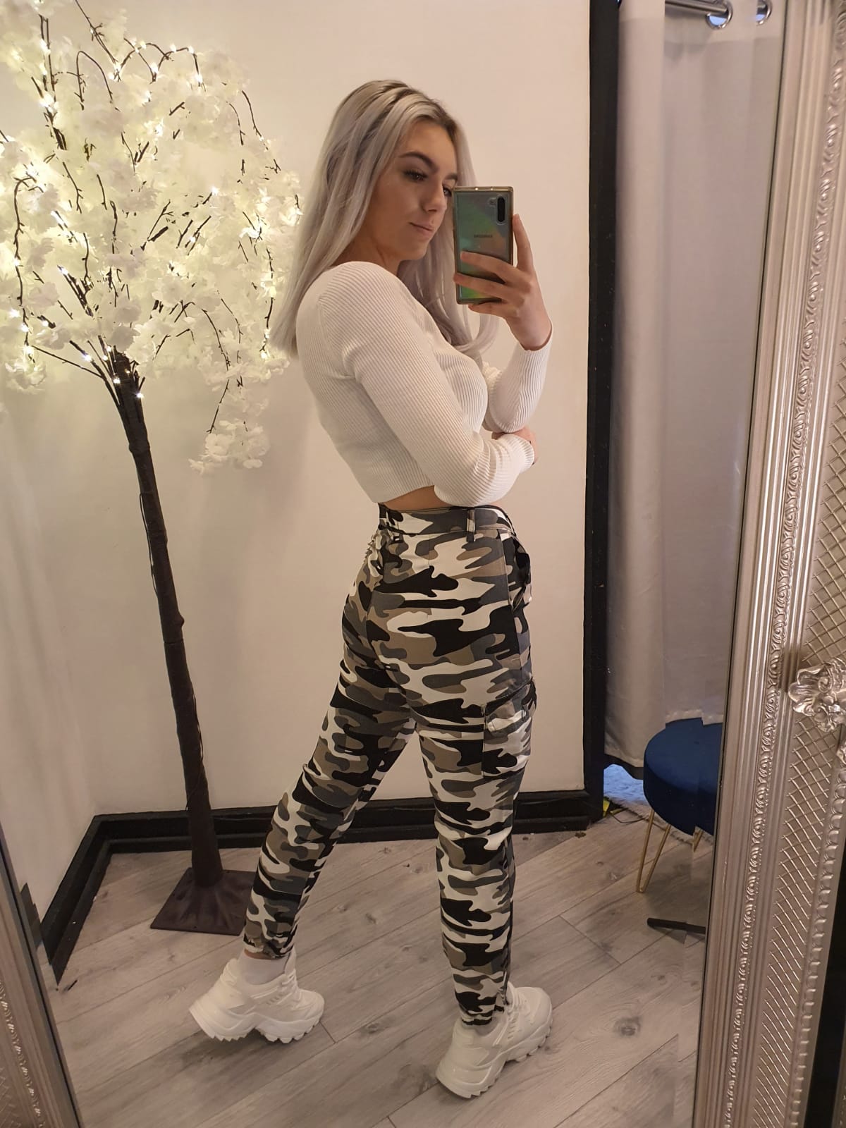 New Womens Camo Cargo Trousers Casual Pant Army Combat Camouflage Print  Cargo Pants Women Streetwear Tracksuit Women From Sandlucy, $24.83 |  DHgate.Com