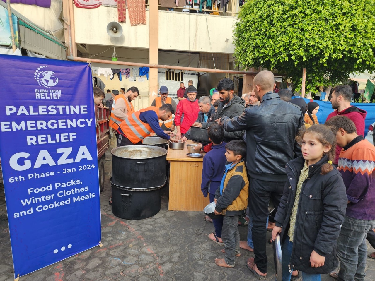 Distribution of Aid in Palestine - Global Ehsan Relief