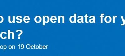 How to use open data for your research?