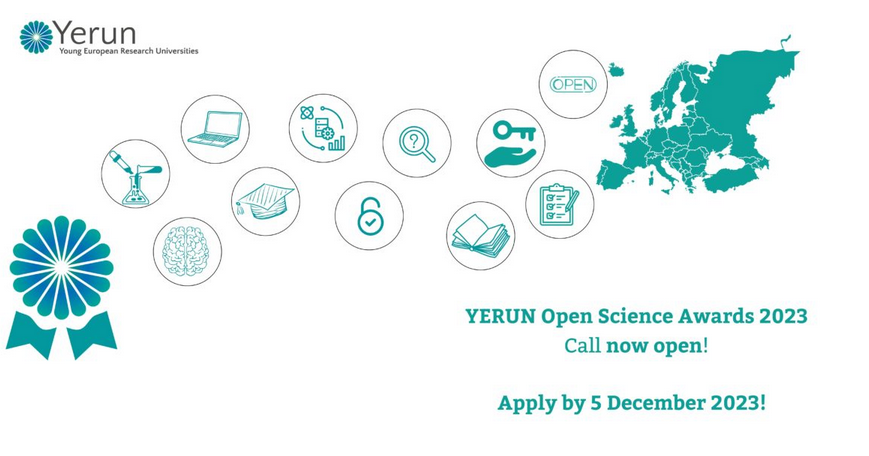 YERUN Open Science Awards 2023: comienzo del plazo de presentación de solicitudes