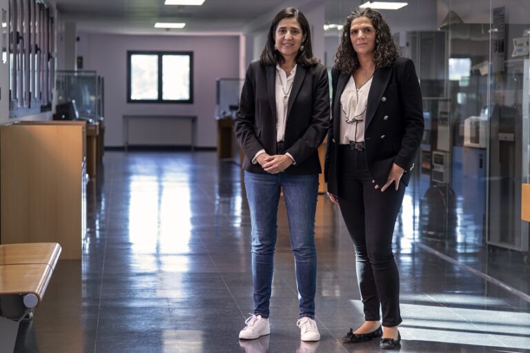 Raquel Hervas y Virginia Francisco de grupo NIL de UC3M