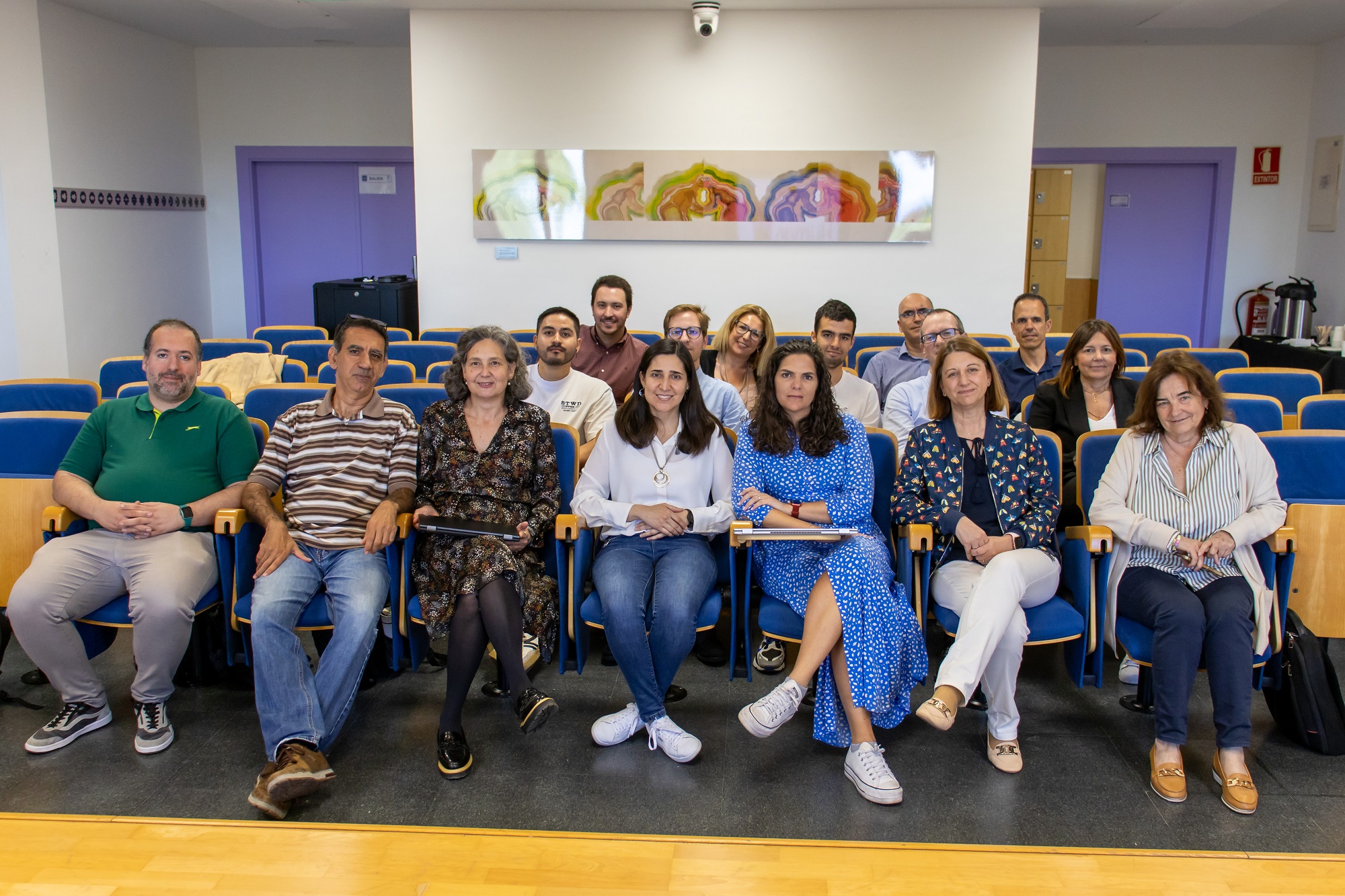 equipo de personas de UC3M y de la UC