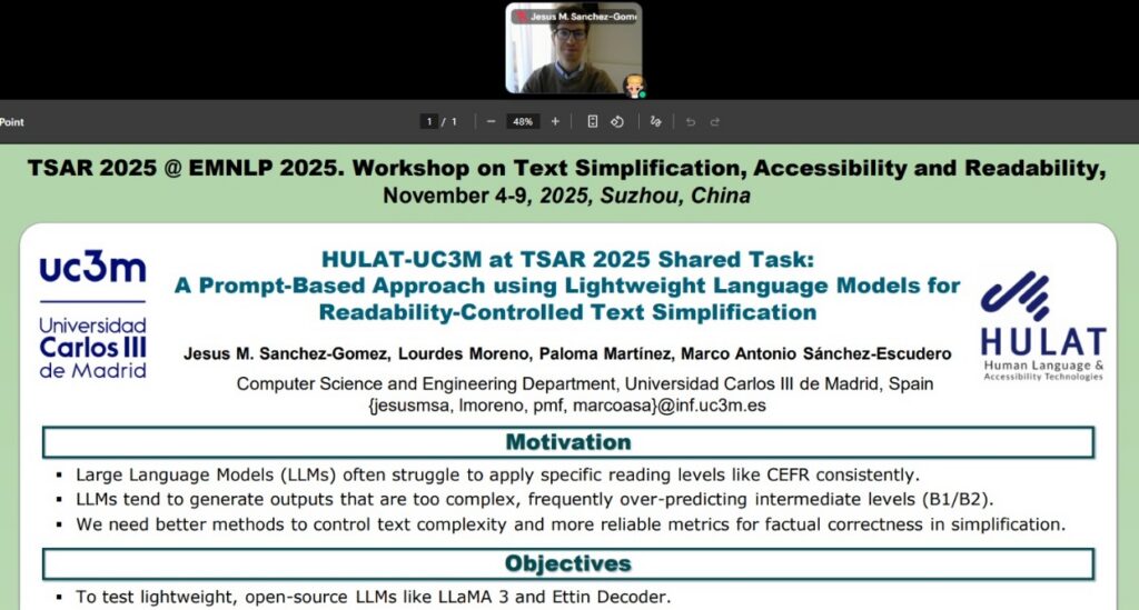 Poster HULAT group - TSAR 2025