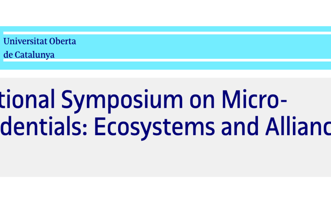 La Cátedra UNESCO participa en el “National Symposium on Micro-credentials: Ecosystems and Alliances”